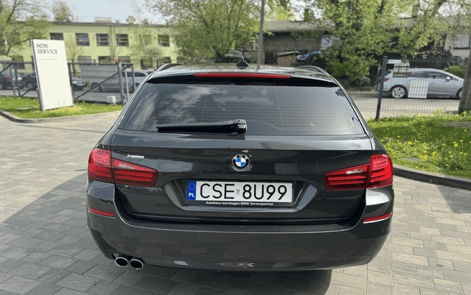 BMW Seria 5 cena 97000 przebieg: 139879, rok produkcji 2016 z Chojnice małe 232